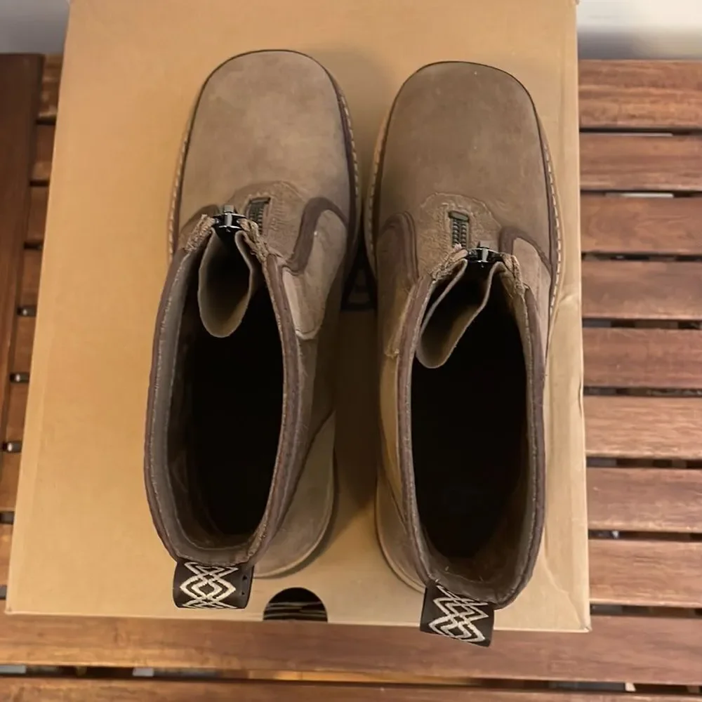 UGG Cityfunc Zip Boots Hickory USA Women Size 9.5/UK 7.5/EU 40.5
